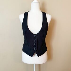 Jones New York Button Front Suit Vest Sz 4